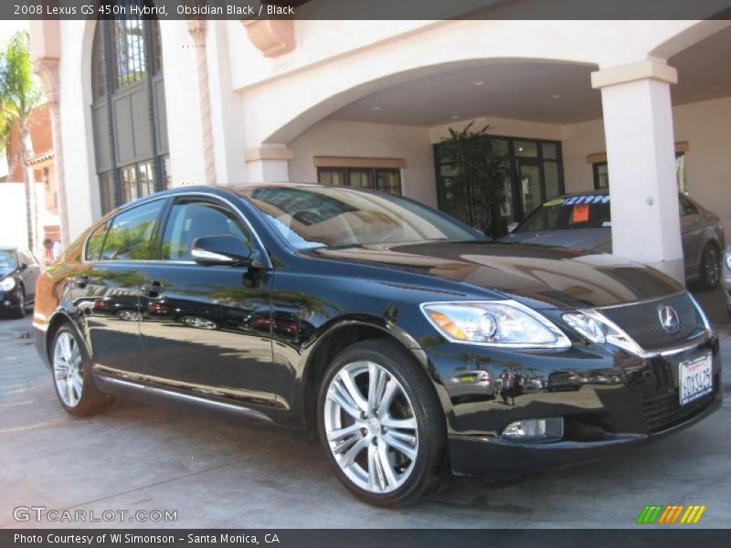 Obsidian Black / Black 2008 Lexus GS 450h Hybrid