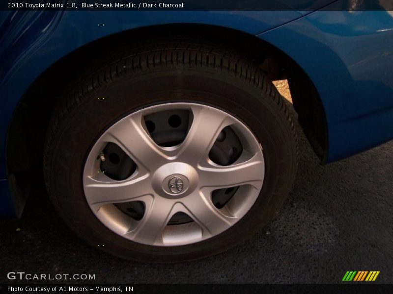 Blue Streak Metallic / Dark Charcoal 2010 Toyota Matrix 1.8