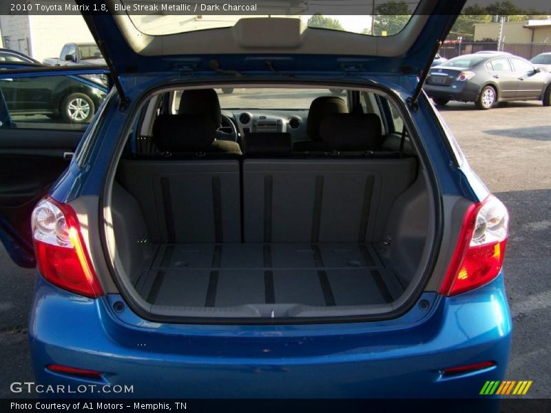 Blue Streak Metallic / Dark Charcoal 2010 Toyota Matrix 1.8