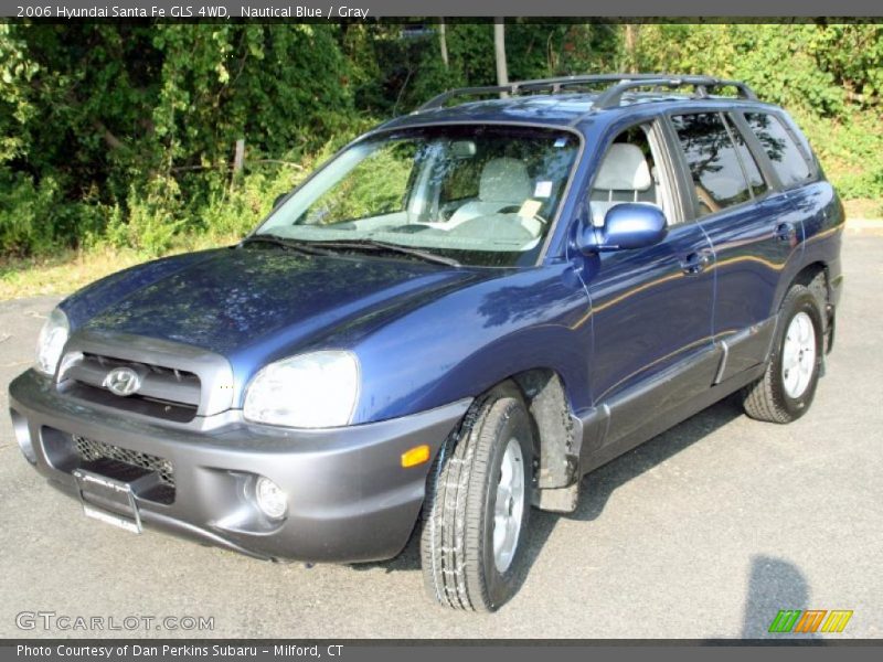 Nautical Blue / Gray 2006 Hyundai Santa Fe GLS 4WD