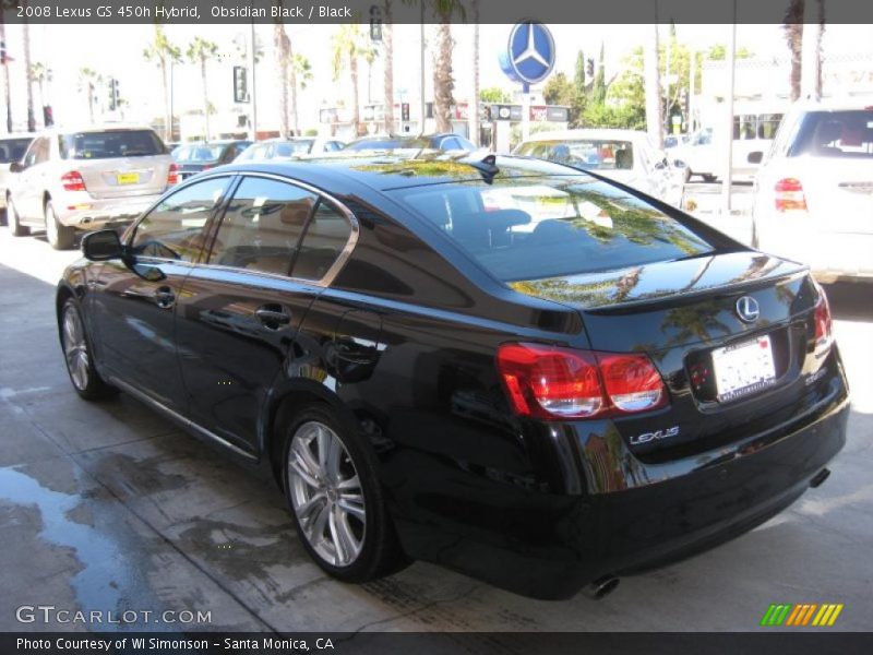 Obsidian Black / Black 2008 Lexus GS 450h Hybrid