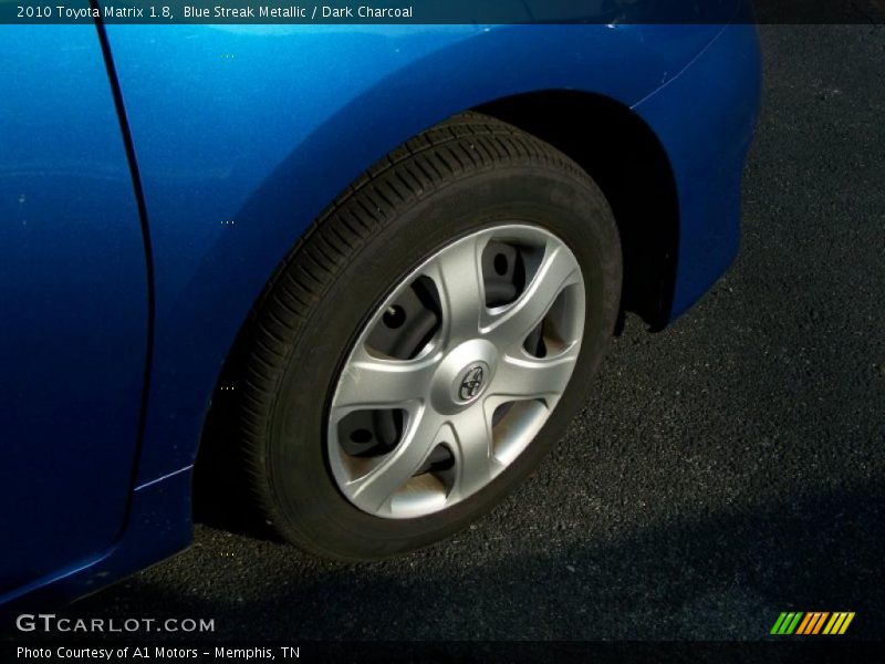 Blue Streak Metallic / Dark Charcoal 2010 Toyota Matrix 1.8