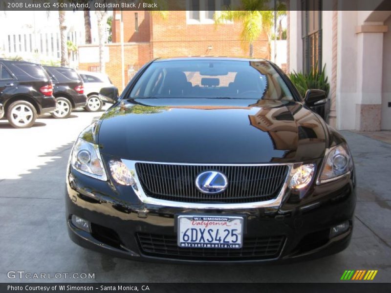 Obsidian Black / Black 2008 Lexus GS 450h Hybrid