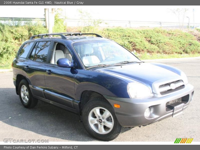 Nautical Blue / Gray 2006 Hyundai Santa Fe GLS 4WD
