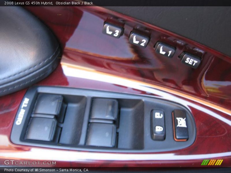 Obsidian Black / Black 2008 Lexus GS 450h Hybrid