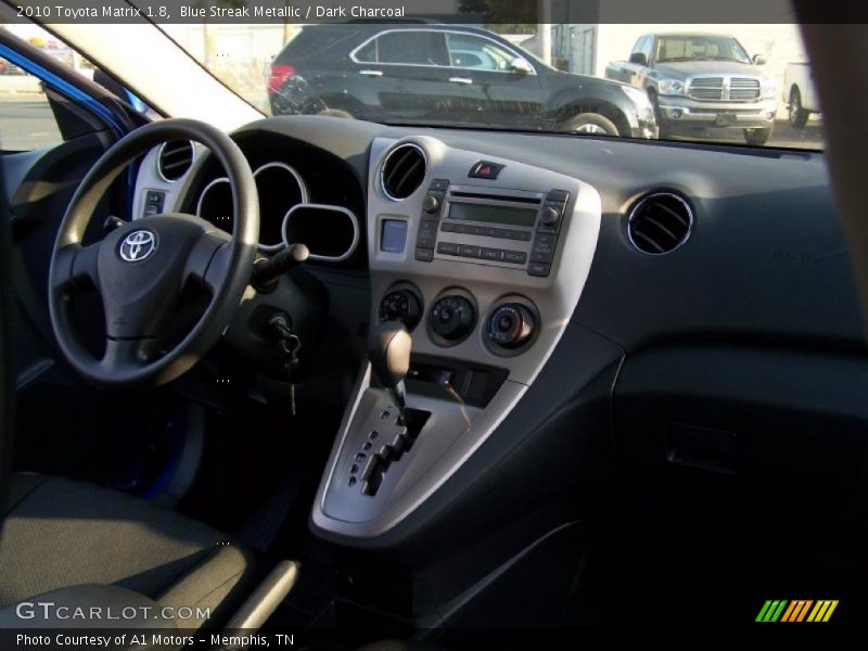 Blue Streak Metallic / Dark Charcoal 2010 Toyota Matrix 1.8