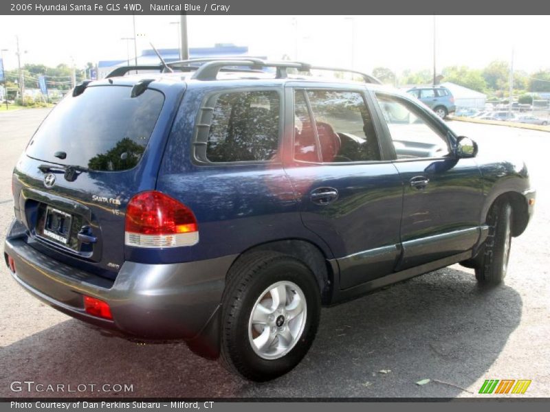 Nautical Blue / Gray 2006 Hyundai Santa Fe GLS 4WD