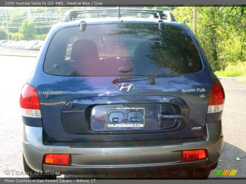 Nautical Blue / Gray 2006 Hyundai Santa Fe GLS 4WD