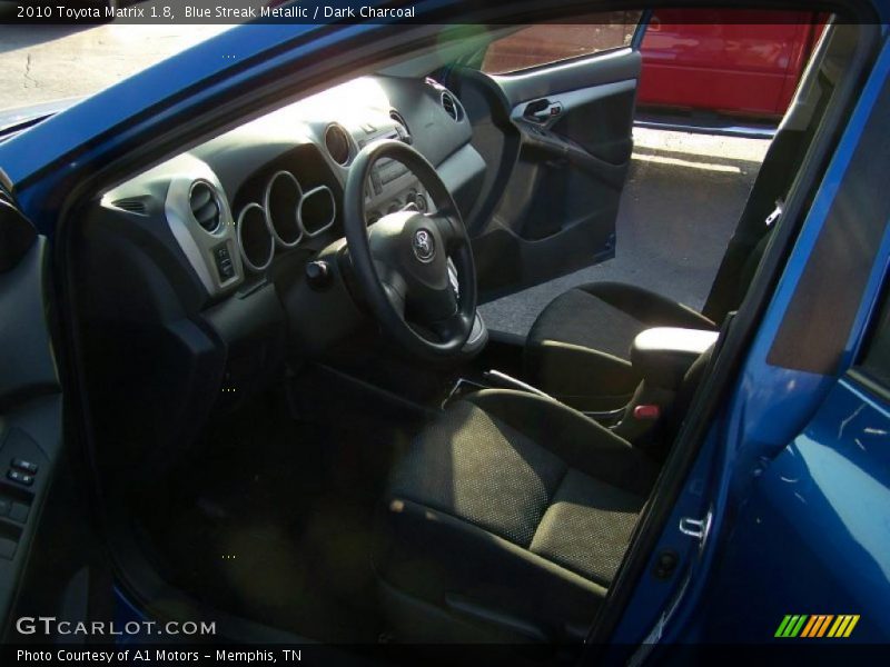 Blue Streak Metallic / Dark Charcoal 2010 Toyota Matrix 1.8