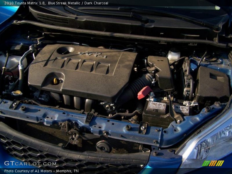 Blue Streak Metallic / Dark Charcoal 2010 Toyota Matrix 1.8