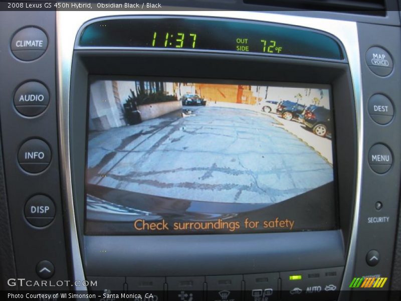 Obsidian Black / Black 2008 Lexus GS 450h Hybrid