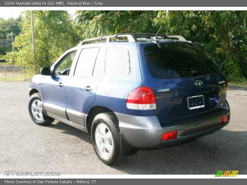 Nautical Blue / Gray 2006 Hyundai Santa Fe GLS 4WD