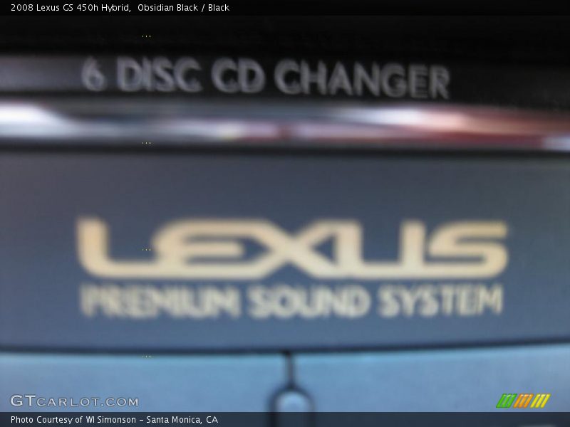 Obsidian Black / Black 2008 Lexus GS 450h Hybrid