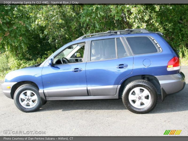 Nautical Blue / Gray 2006 Hyundai Santa Fe GLS 4WD