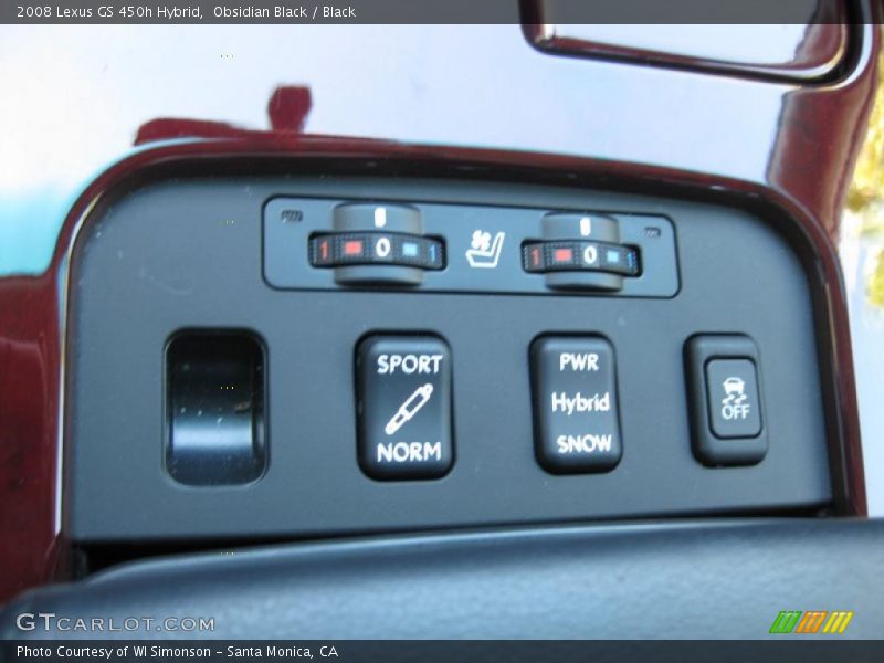 Obsidian Black / Black 2008 Lexus GS 450h Hybrid