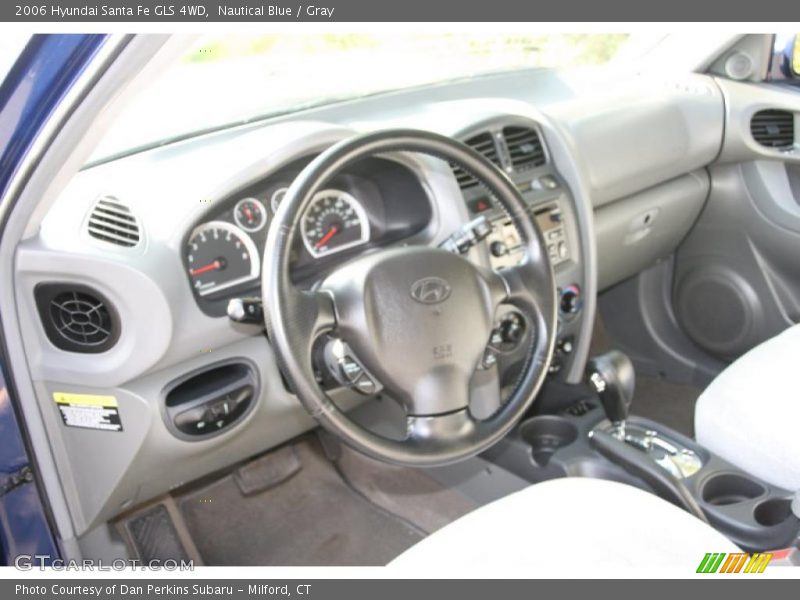 Nautical Blue / Gray 2006 Hyundai Santa Fe GLS 4WD