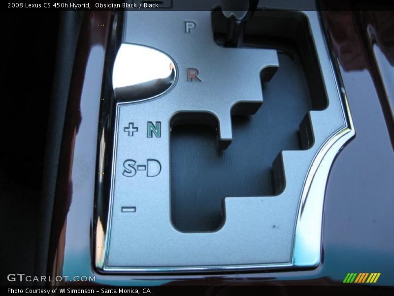 Obsidian Black / Black 2008 Lexus GS 450h Hybrid