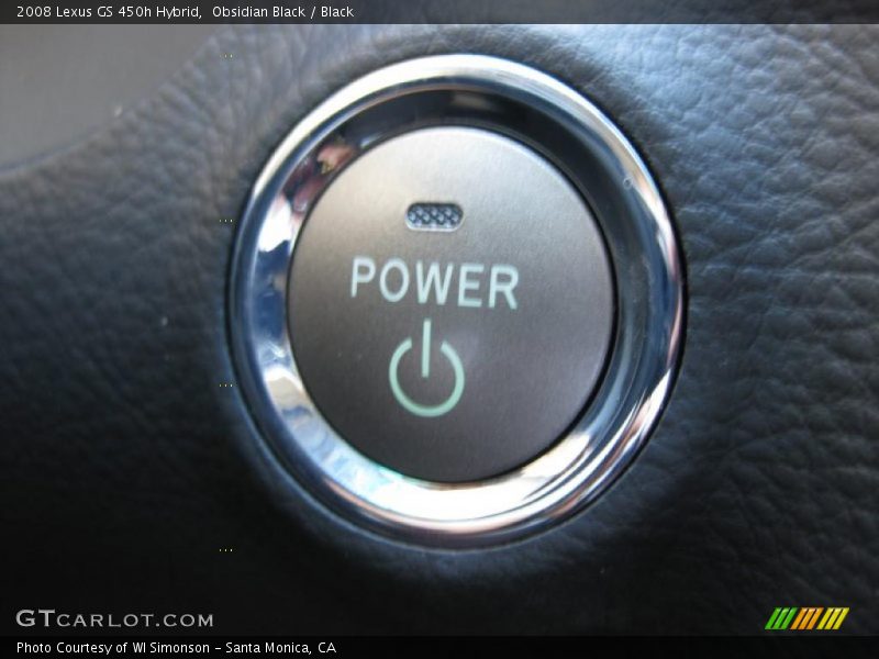 Obsidian Black / Black 2008 Lexus GS 450h Hybrid
