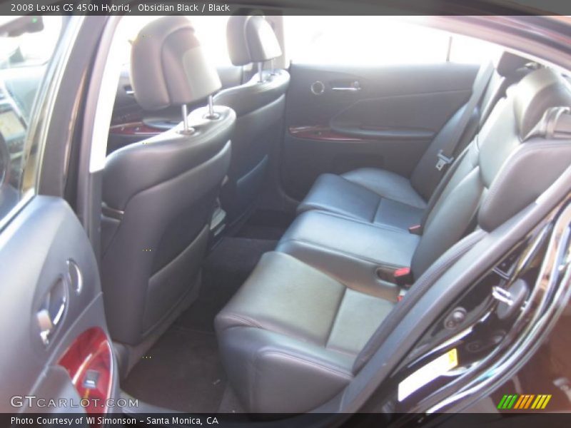 Obsidian Black / Black 2008 Lexus GS 450h Hybrid