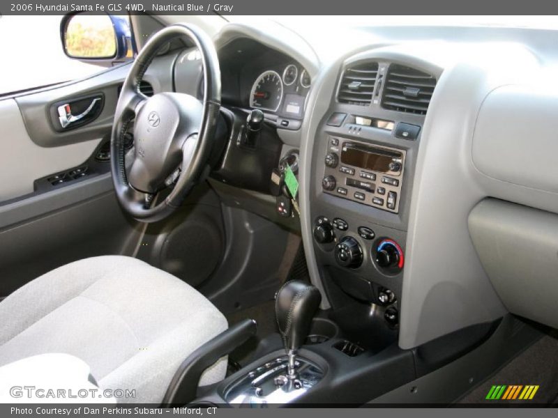 Nautical Blue / Gray 2006 Hyundai Santa Fe GLS 4WD