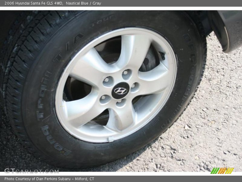 Nautical Blue / Gray 2006 Hyundai Santa Fe GLS 4WD