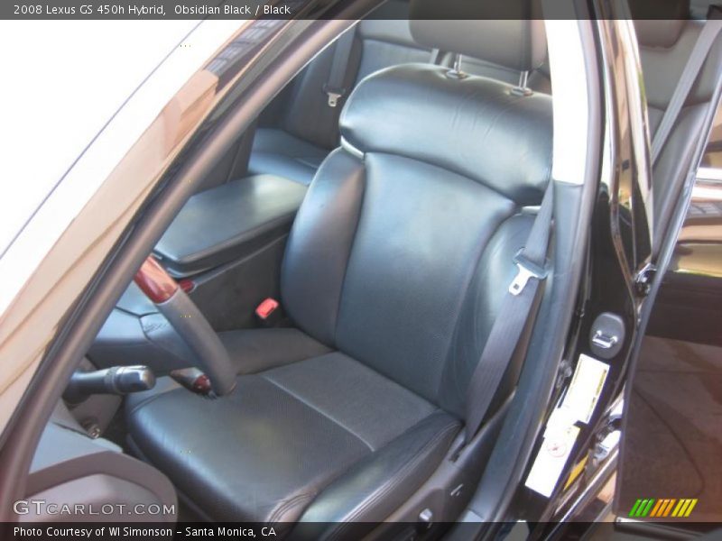 Obsidian Black / Black 2008 Lexus GS 450h Hybrid