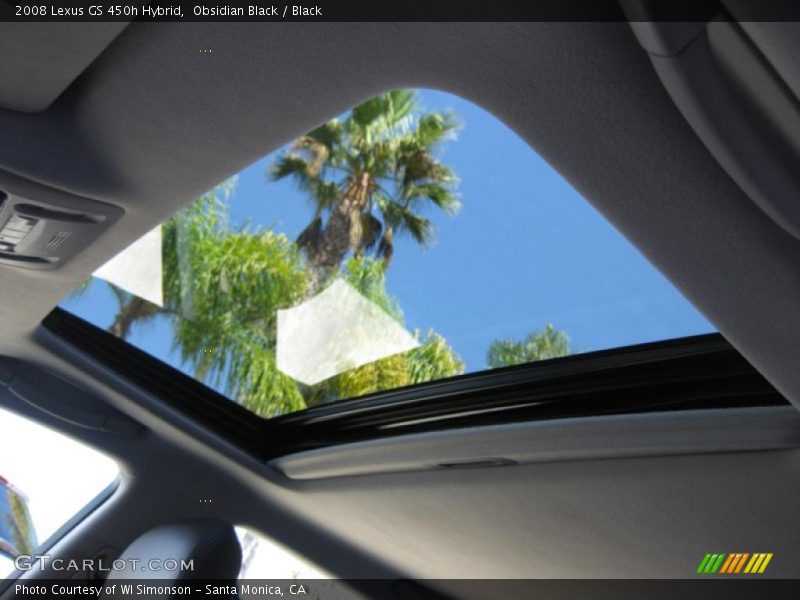 Obsidian Black / Black 2008 Lexus GS 450h Hybrid