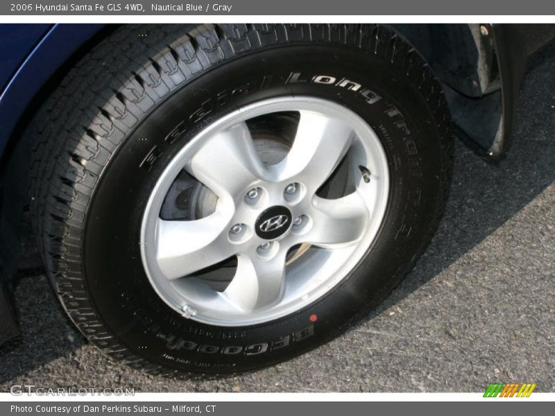 Nautical Blue / Gray 2006 Hyundai Santa Fe GLS 4WD