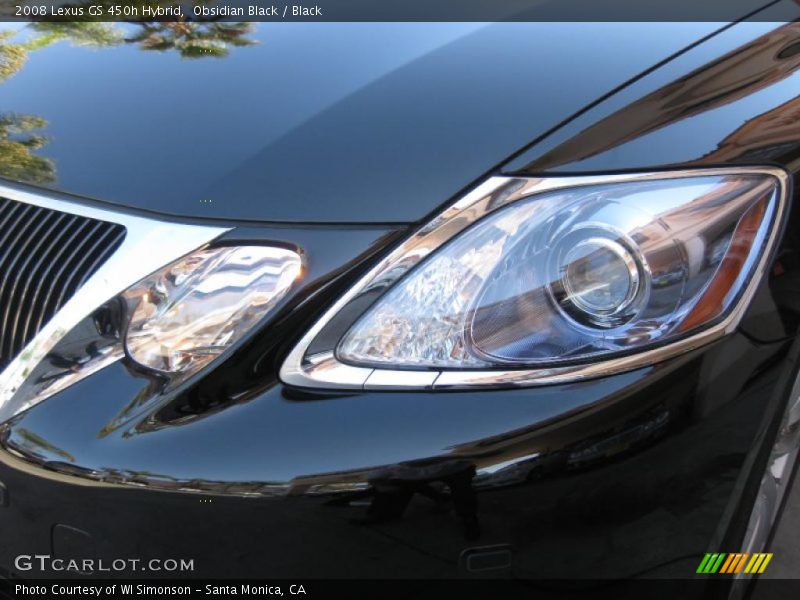 Obsidian Black / Black 2008 Lexus GS 450h Hybrid