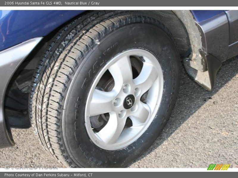 Nautical Blue / Gray 2006 Hyundai Santa Fe GLS 4WD