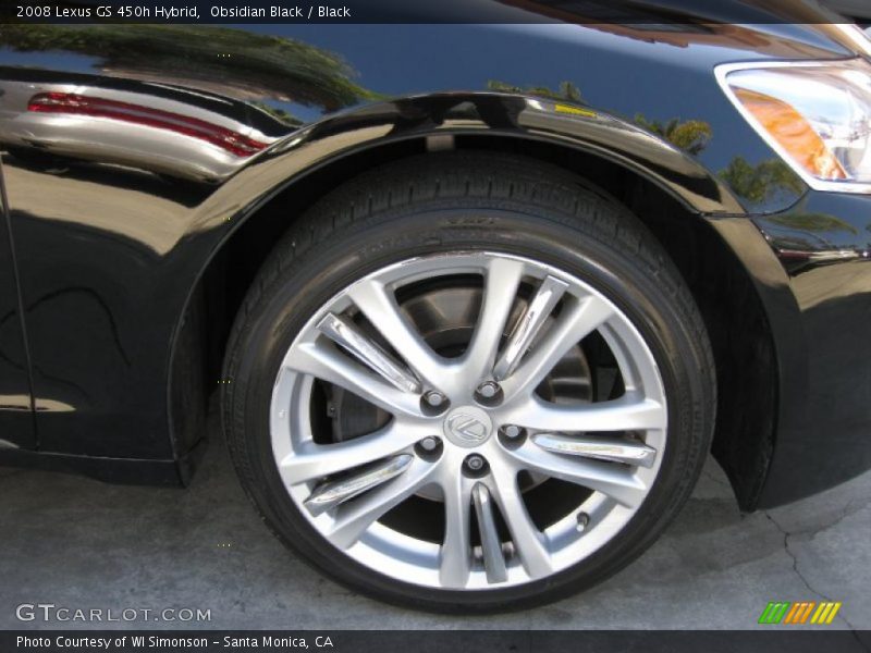 Obsidian Black / Black 2008 Lexus GS 450h Hybrid
