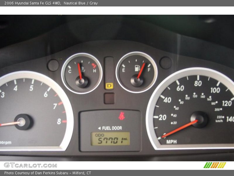 Nautical Blue / Gray 2006 Hyundai Santa Fe GLS 4WD