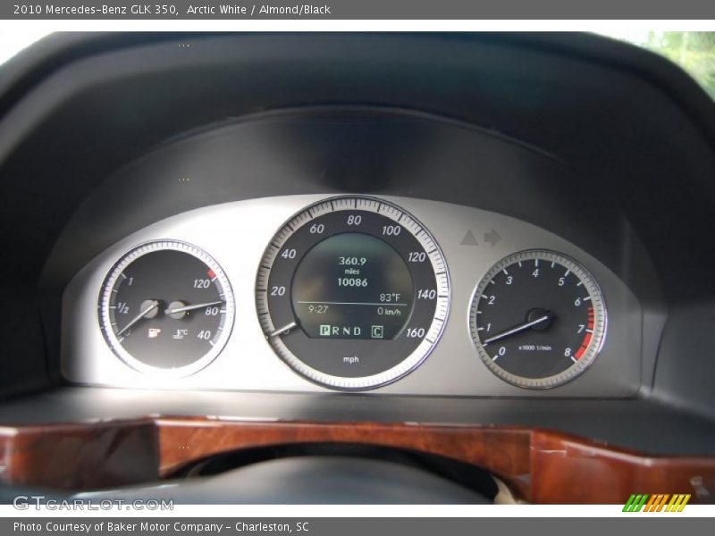 Arctic White / Almond/Black 2010 Mercedes-Benz GLK 350