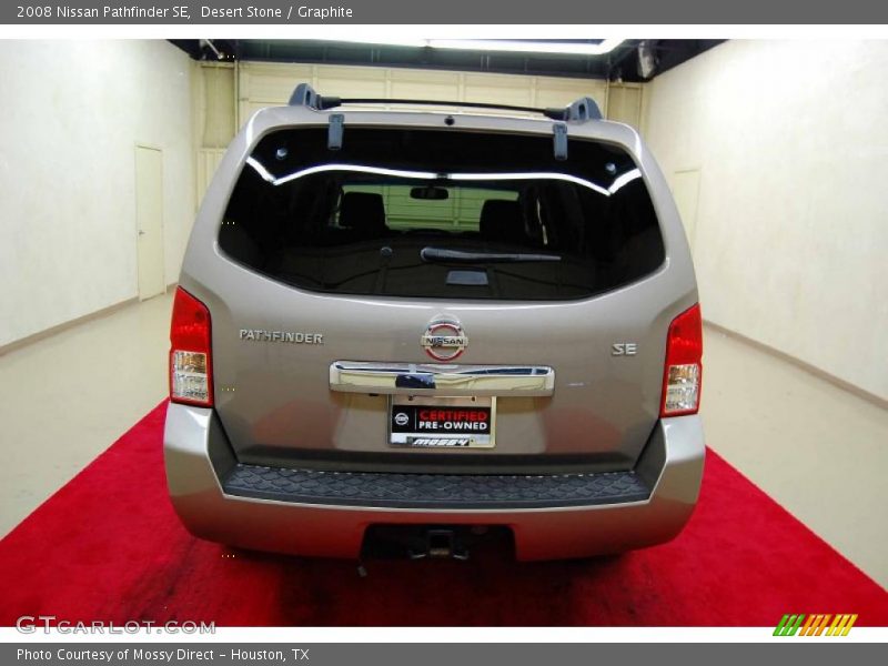 Desert Stone / Graphite 2008 Nissan Pathfinder SE