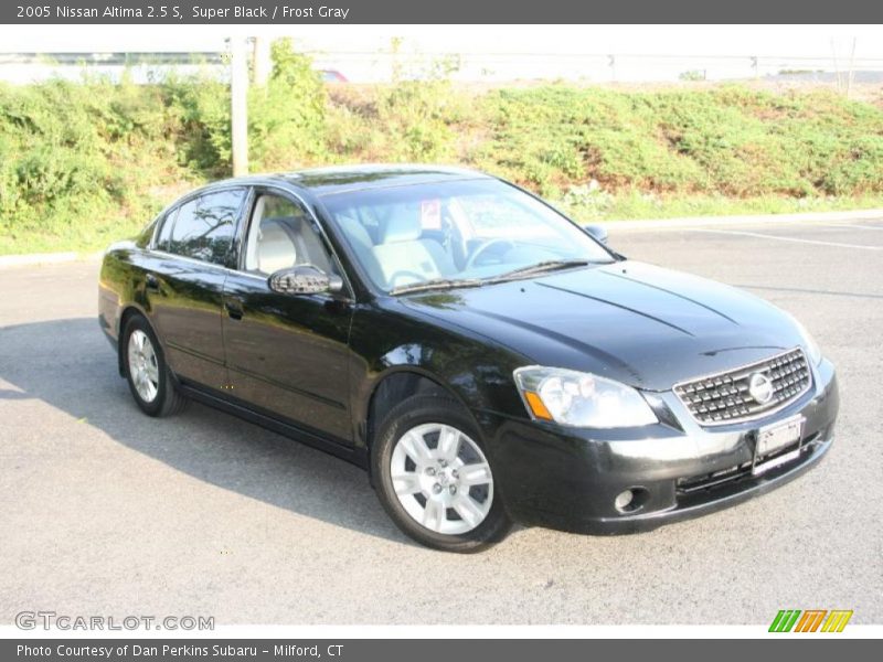 Super Black / Frost Gray 2005 Nissan Altima 2.5 S
