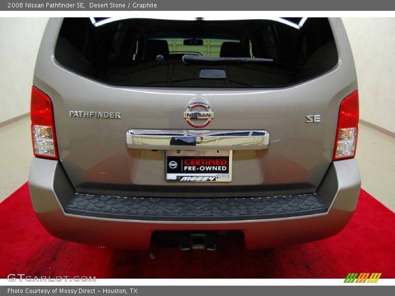 Desert Stone / Graphite 2008 Nissan Pathfinder SE