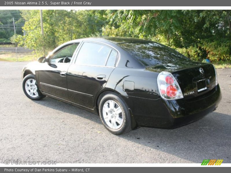 Super Black / Frost Gray 2005 Nissan Altima 2.5 S