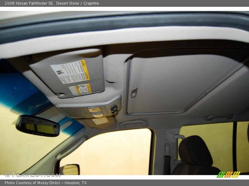 Desert Stone / Graphite 2008 Nissan Pathfinder SE