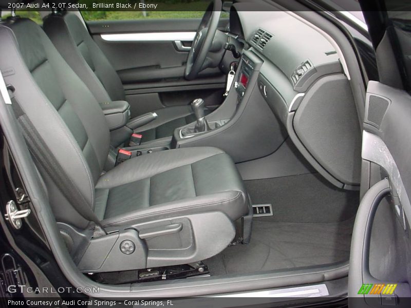 Brilliant Black / Ebony 2007 Audi A4 2.0T Sedan