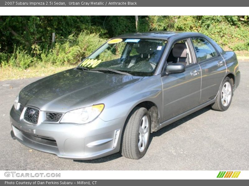 Urban Gray Metallic / Anthracite Black 2007 Subaru Impreza 2.5i Sedan