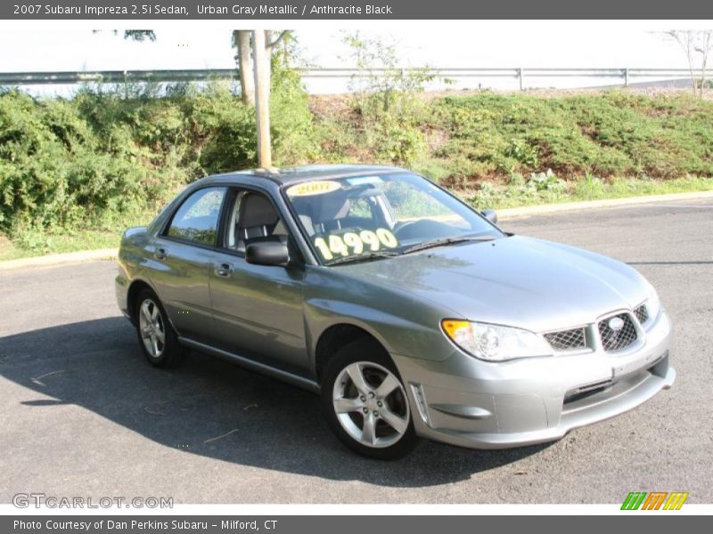 Urban Gray Metallic / Anthracite Black 2007 Subaru Impreza 2.5i Sedan
