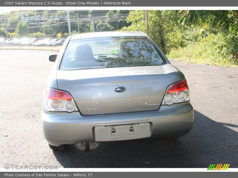 Urban Gray Metallic / Anthracite Black 2007 Subaru Impreza 2.5i Sedan