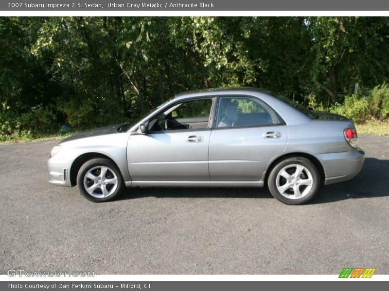 Urban Gray Metallic / Anthracite Black 2007 Subaru Impreza 2.5i Sedan