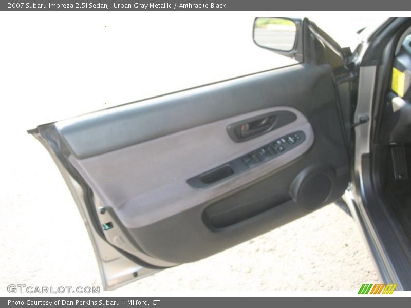 Urban Gray Metallic / Anthracite Black 2007 Subaru Impreza 2.5i Sedan