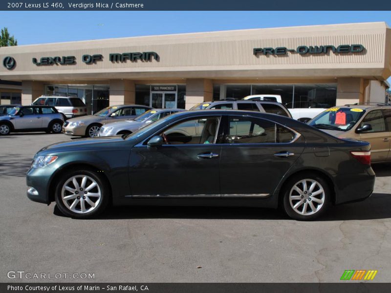 Verdigris Mica / Cashmere 2007 Lexus LS 460