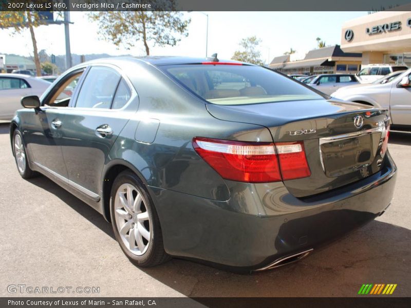 Verdigris Mica / Cashmere 2007 Lexus LS 460
