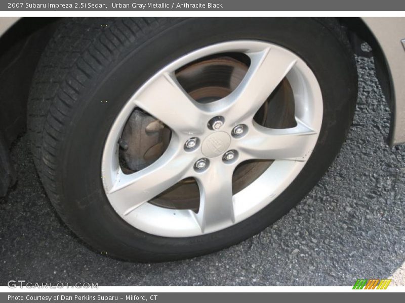 Urban Gray Metallic / Anthracite Black 2007 Subaru Impreza 2.5i Sedan