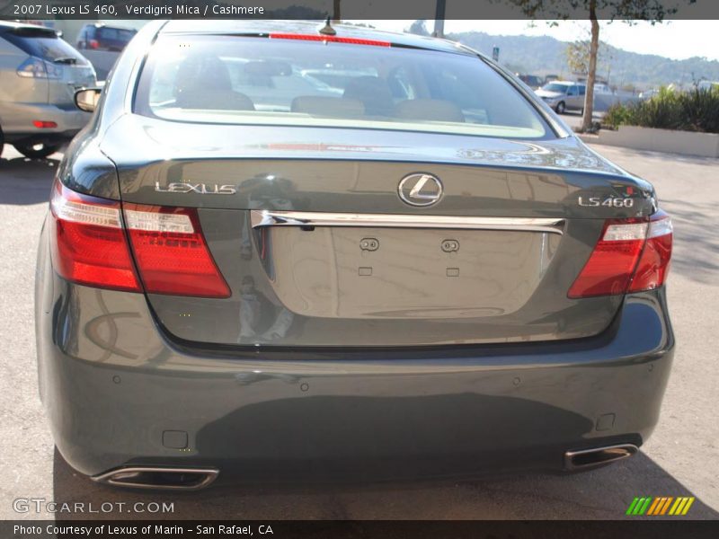 Verdigris Mica / Cashmere 2007 Lexus LS 460