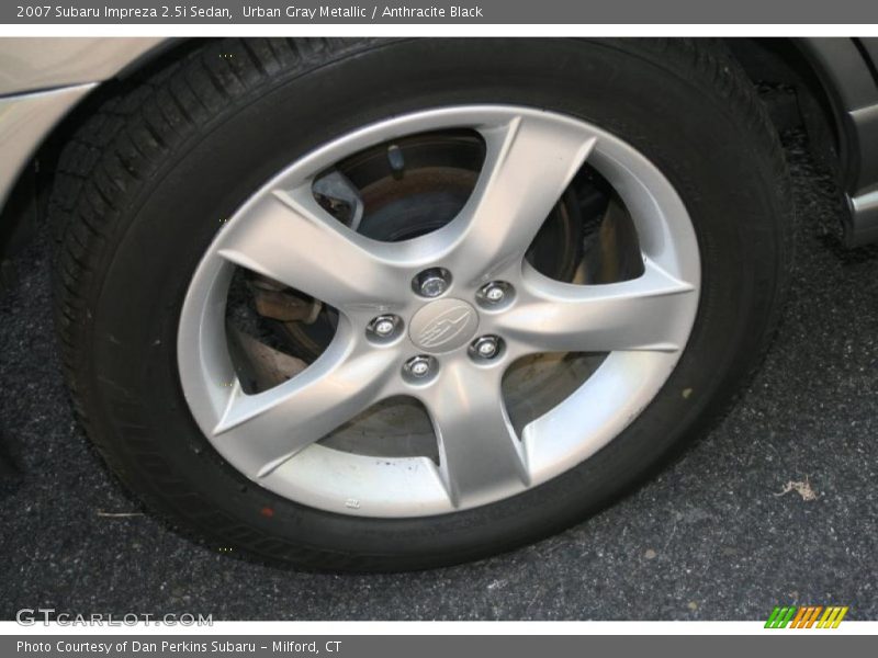 Urban Gray Metallic / Anthracite Black 2007 Subaru Impreza 2.5i Sedan