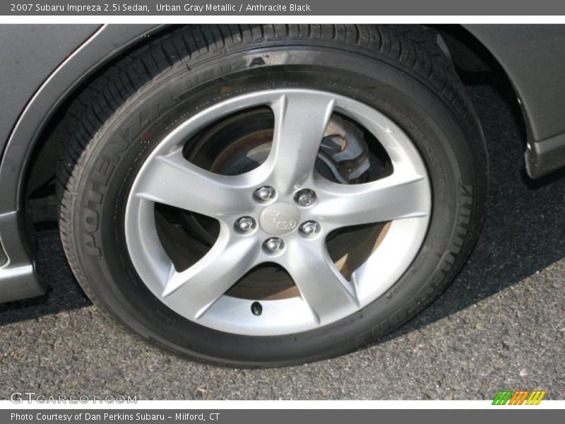 Urban Gray Metallic / Anthracite Black 2007 Subaru Impreza 2.5i Sedan